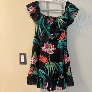 Lovers + Friends Black Floral Dress